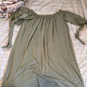 Olive Green Dress